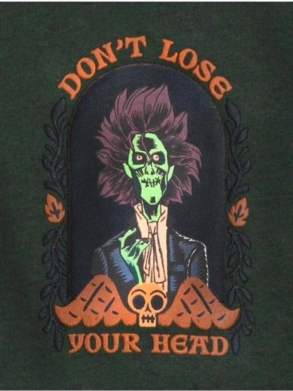 Halloween 2023 Hocus Pocus 2 Green Spirit Jersey Size Large